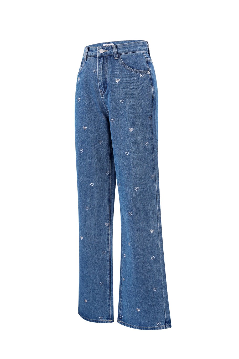 jeans matallic hart