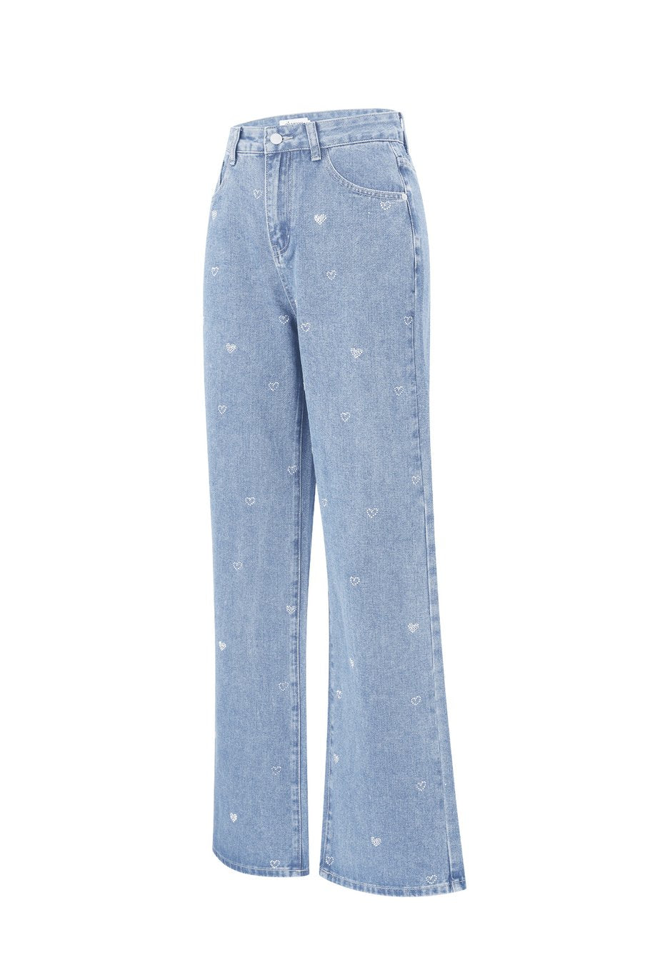 jeans matallic hart
