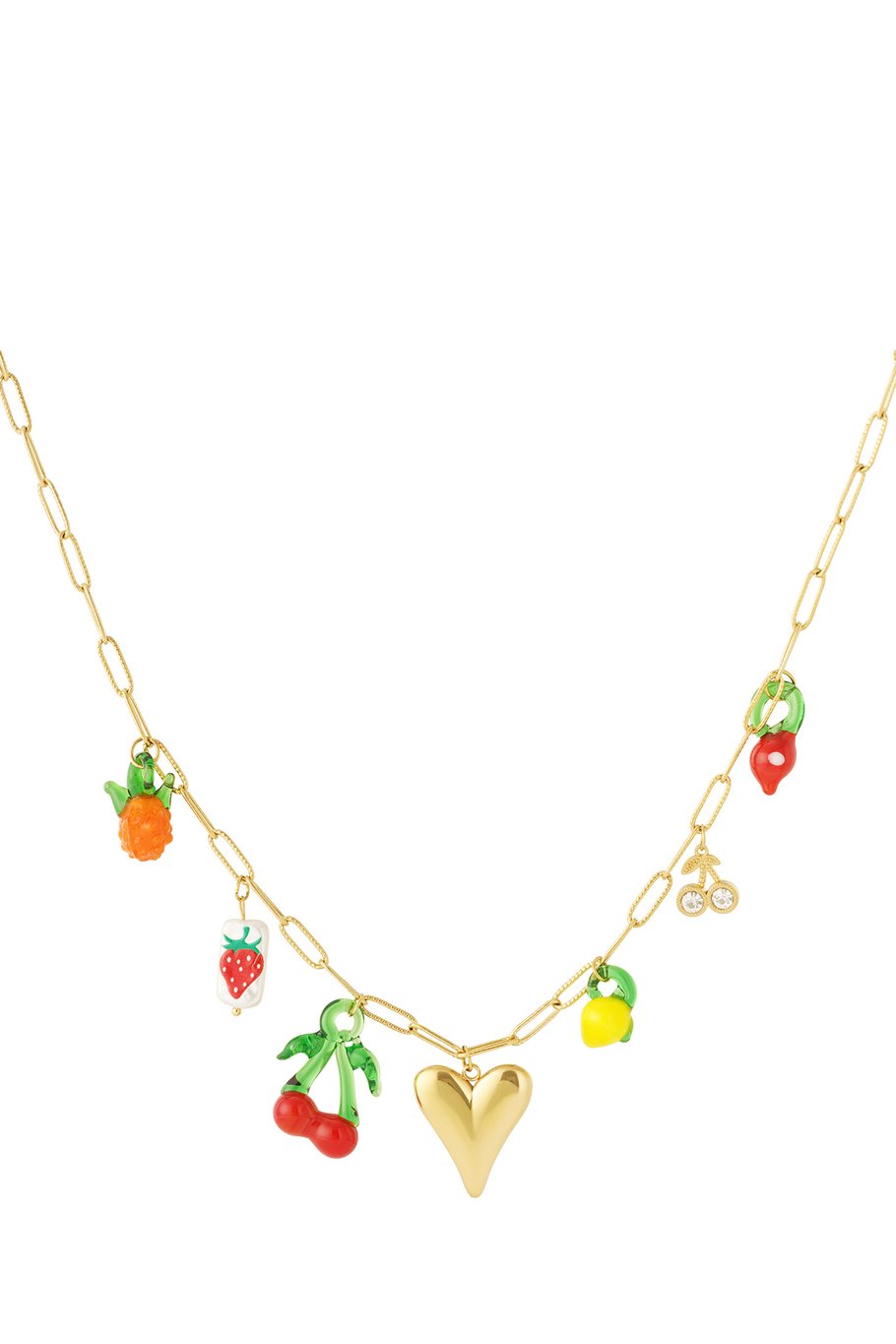 ketting fruit charms